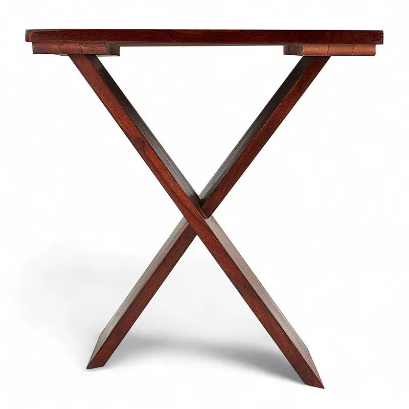Dverox Sheesham Wooden Side & Bedside Table - Brown media 6