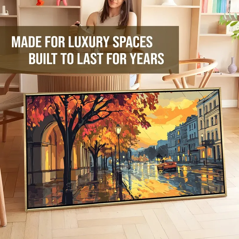Wetlight Canvas Wall Painting With Frame media 7
