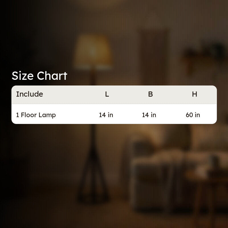 WarmHue Wooden Floor Lamp - Brown media 9