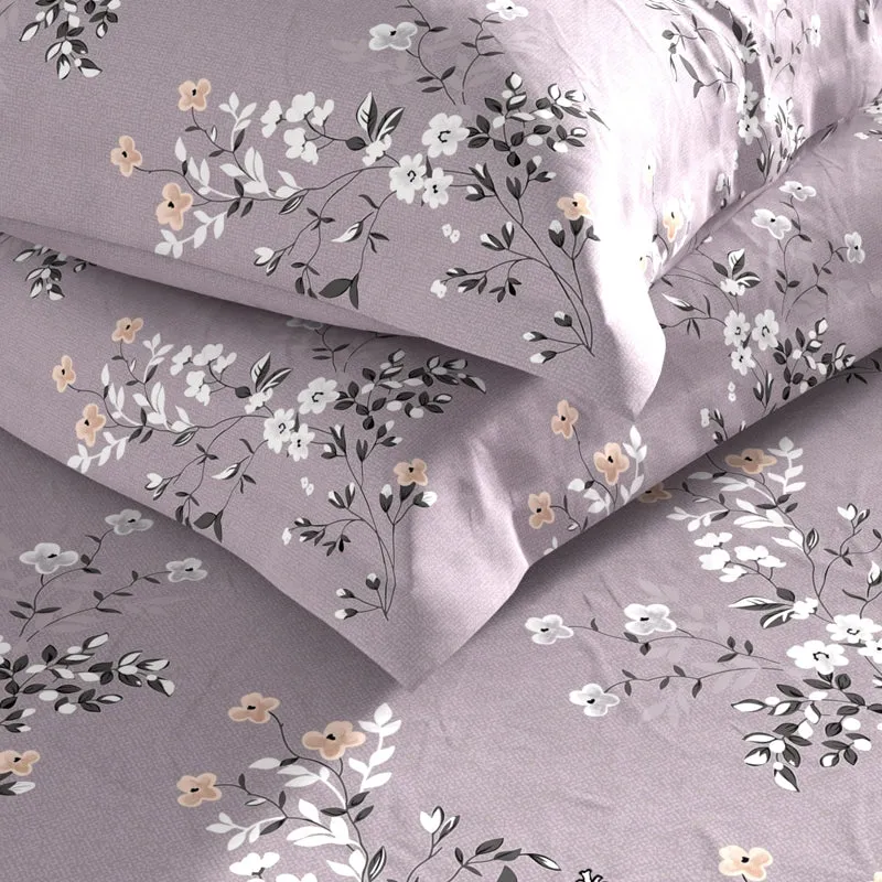 Tiny Bloom Microfiber Bedsheet - 140 GSM media 5