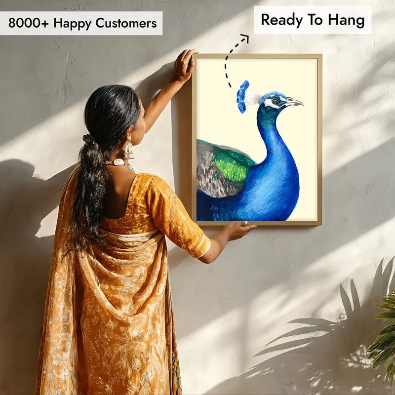 Mayuravarna Archival Paper Wall Art - Natural Brown Frame media 7