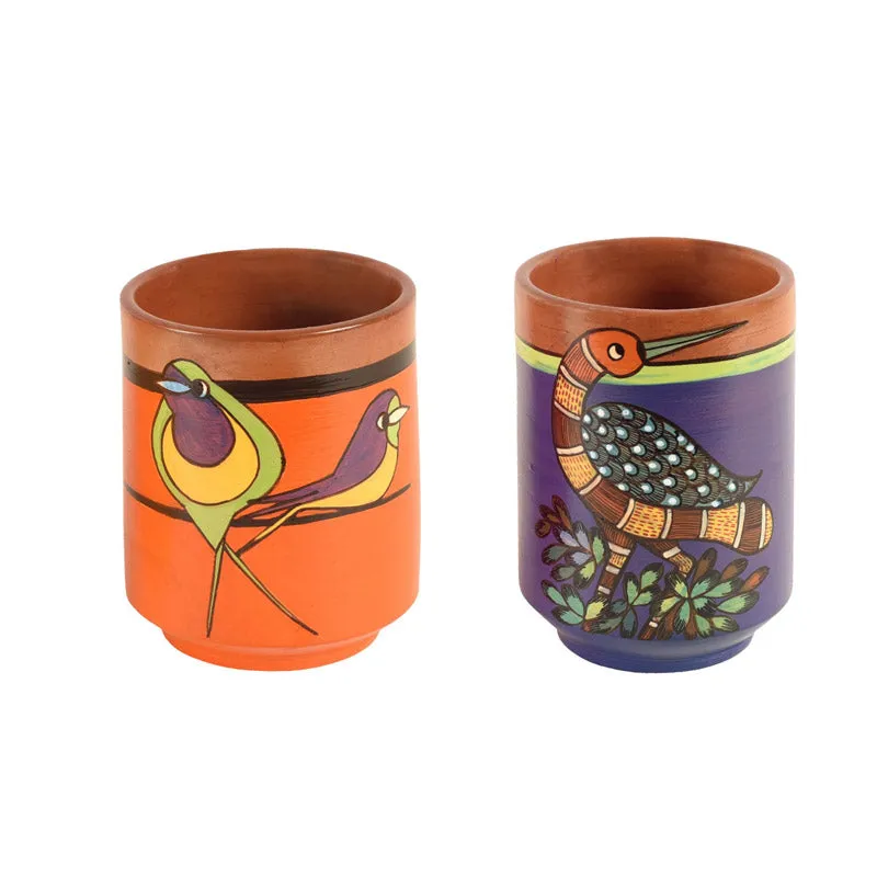 Induhasan Terracotta Tea Cup (175 mL Each) -  Set of Two media 5