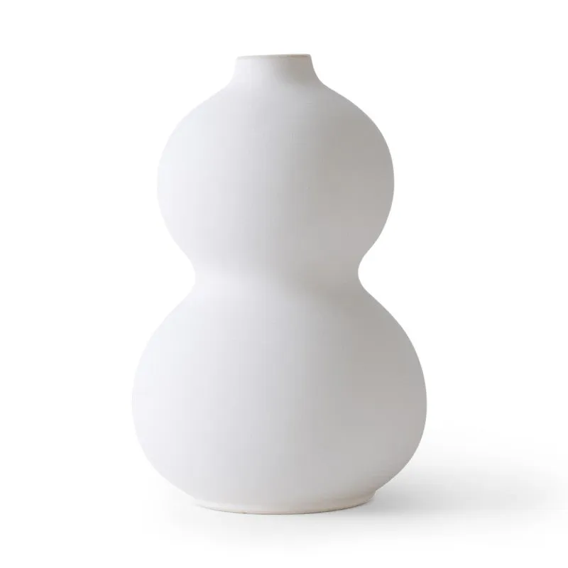 Soft Pebble Stacked Ceramic Vase media 3