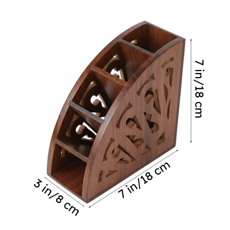 Eden Carve Wood Cutlery Stand media 7