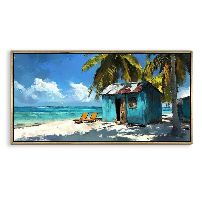 Haven Canvas Wall Painting With Frame media 3