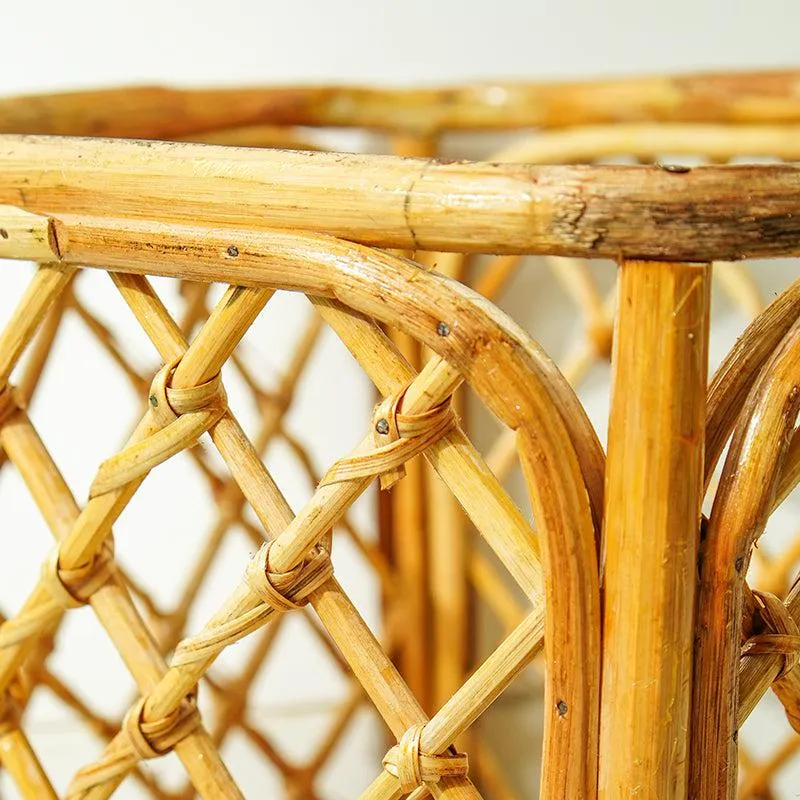Emi Rattan Laundry Basket media 3