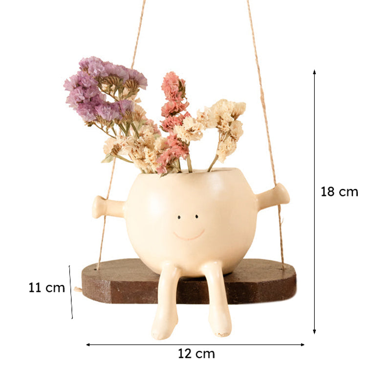 Humpty Face Hanging Planter media 7