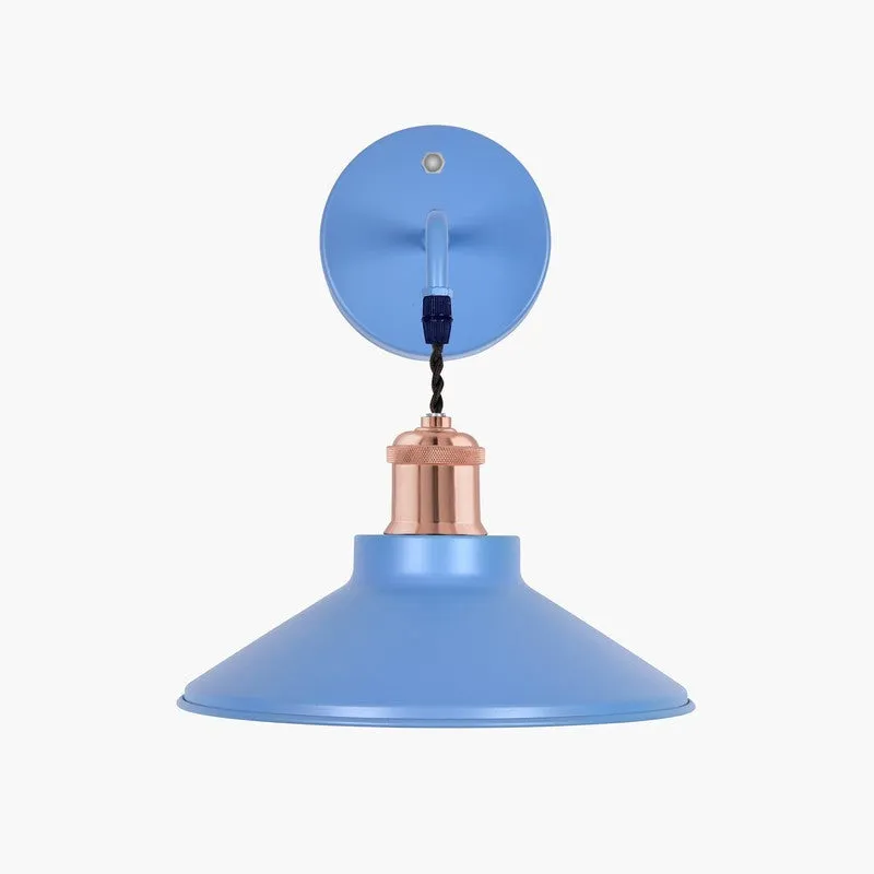 ZenithAura Metal Wall Lamp - Blue & Copper media 3