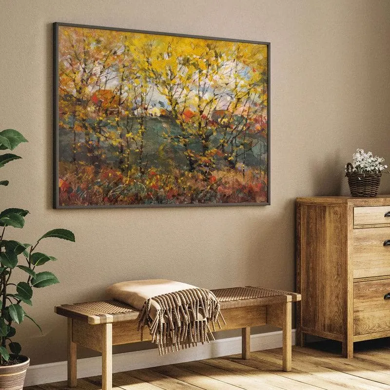 Royal Oak Canvas Wall Painting - Black Frame media 5