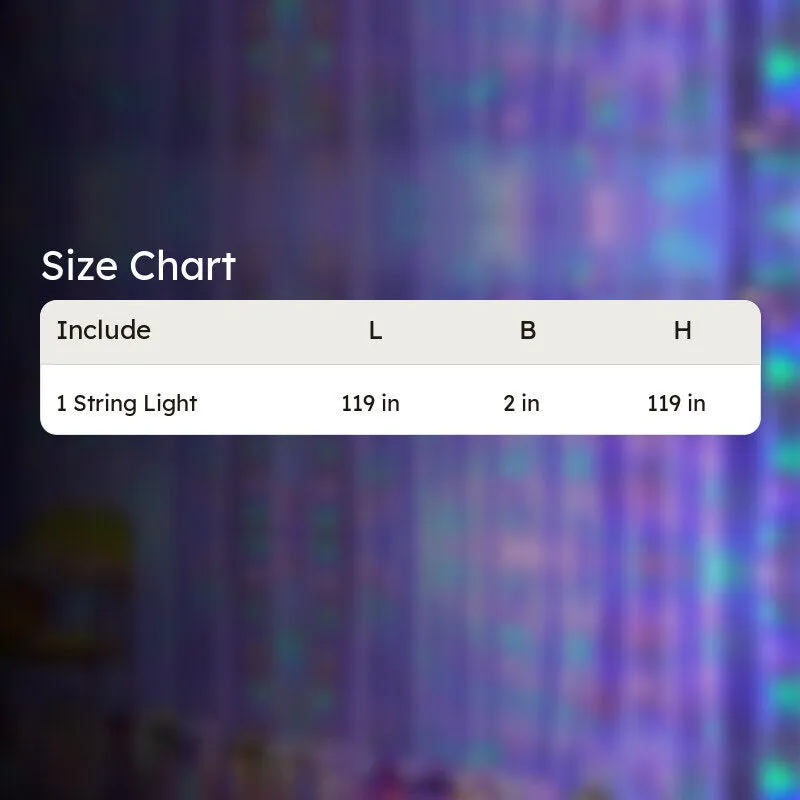 Heavenly Glow Curtain lights media 6