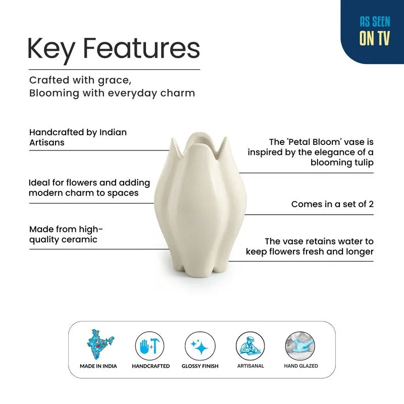 Amara Ceramic Vase - Set Of Two media 5