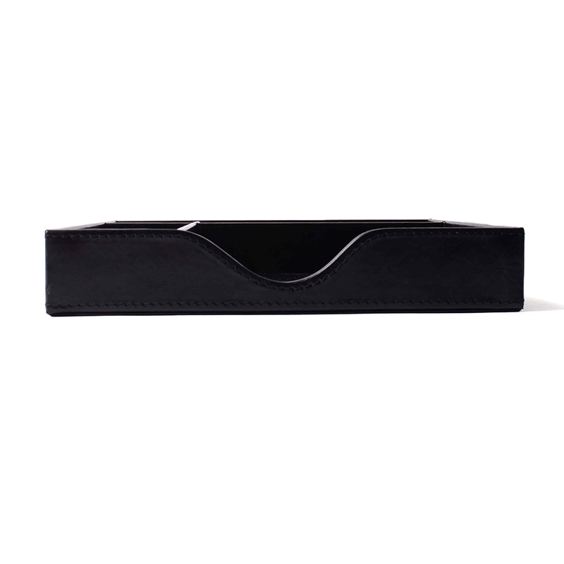 Veltrix Cube Faux Leather Desk Organiser - Black media 6