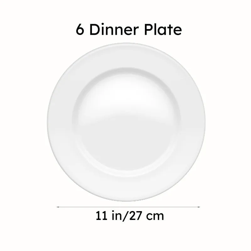 Tarangini Handmade Dinner Plate (Blue) - Set of Six media 9