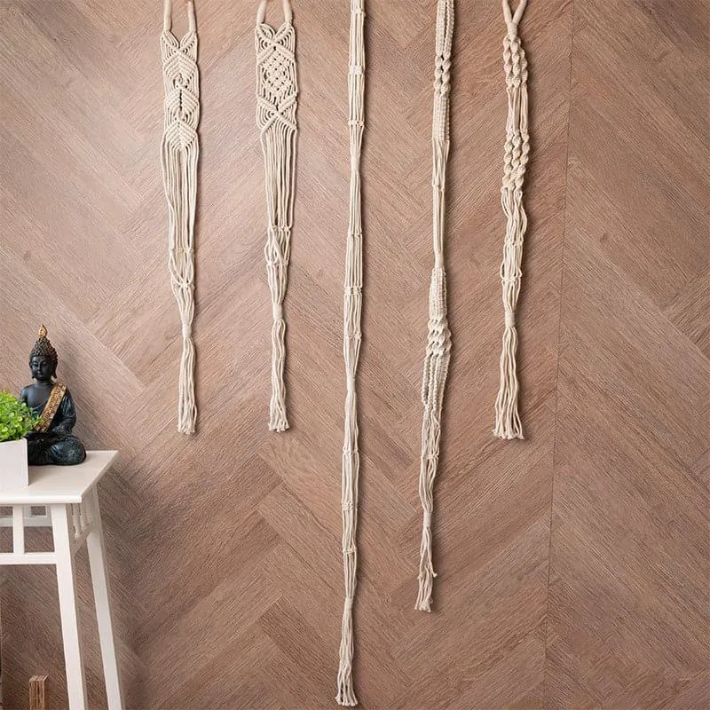 Olwen Macrame Planter - Set Of Five media 3
