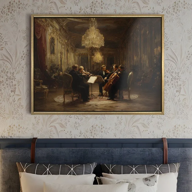 Imperial Notes Canvas Wall Painting With Frame media 5