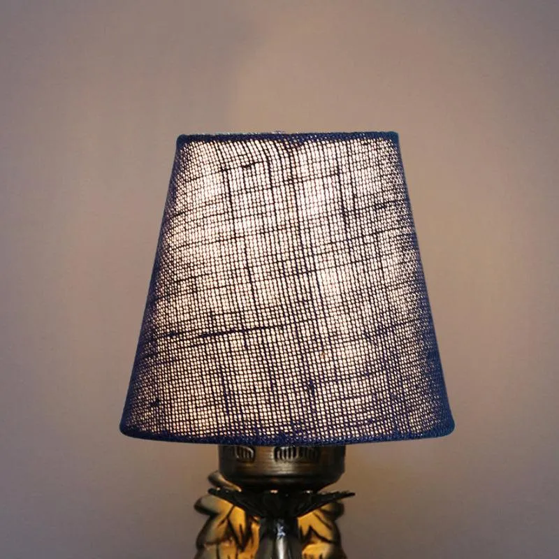 Ziada Stiva Conical Fabric & Metal Wall Lamp - Blue media 4