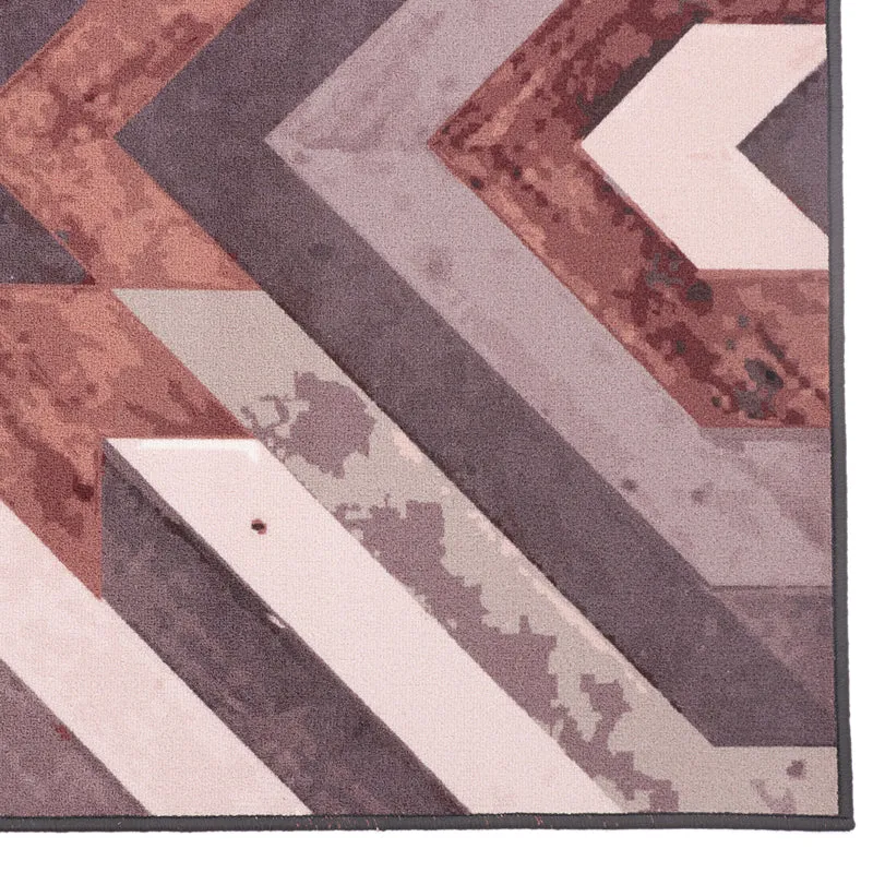 Diagonal Geometry Anti-Skid Carpet media 4