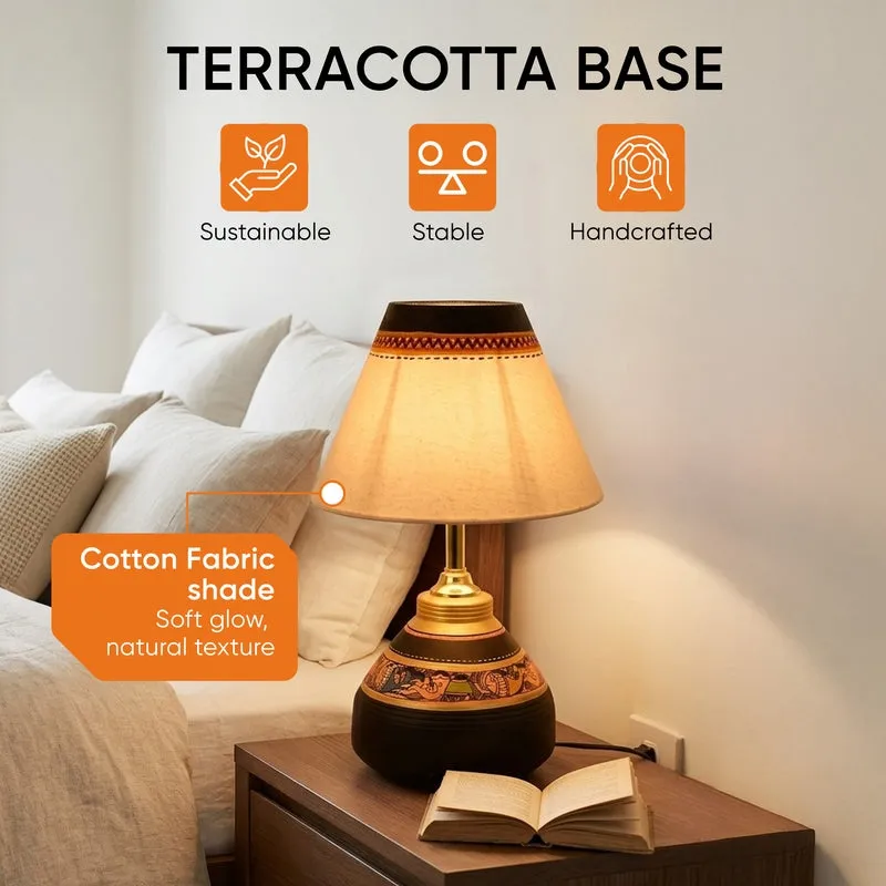 Prosto Terracotta Table Lamp - Multicolor - 12