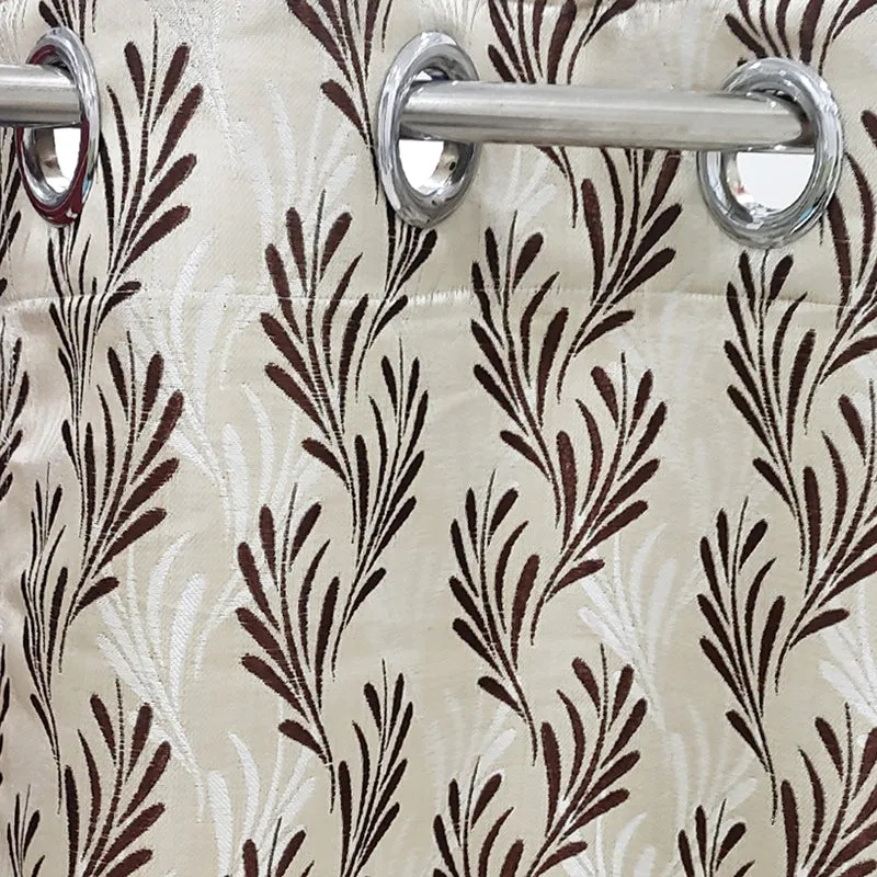 Vincent Floral Artificial Silk Curtain media 4