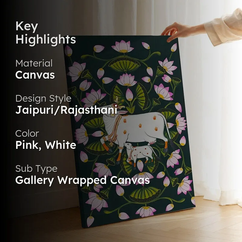 Kamadhenu Bloom Canvas Wall Art & Paintings media 2