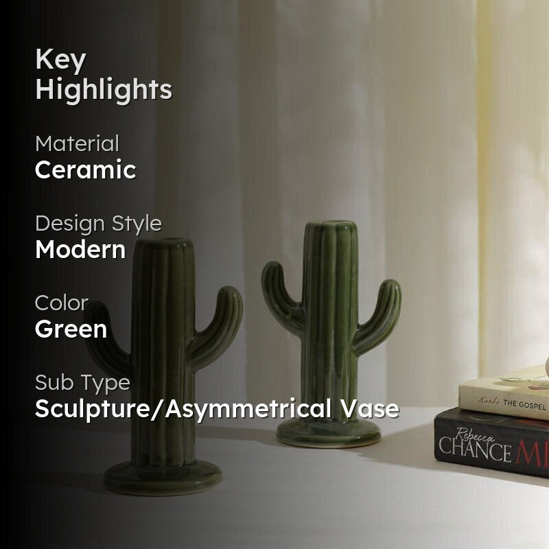 Cactus Vase - Set Of Two media 2