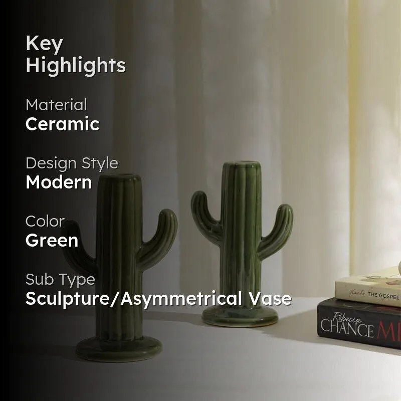 Cactus Vase - Set Of Two media 2