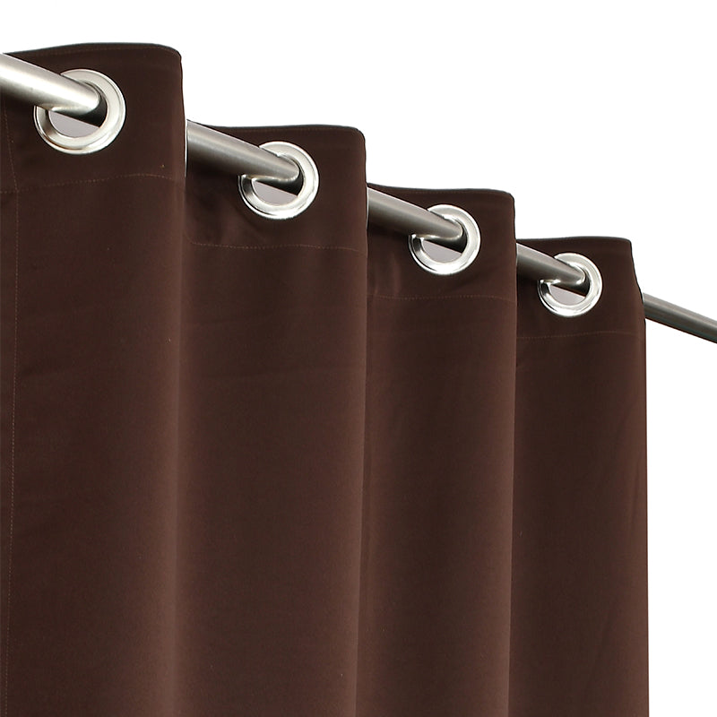 Nisha Blackout Curtain (Brown) - Set Of Two media 5