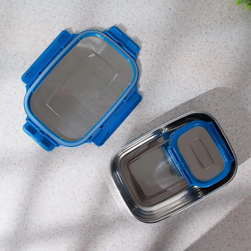 Naughty Kanha Blue Lunch Box (775/150 mL) - Two Piece Set media 6