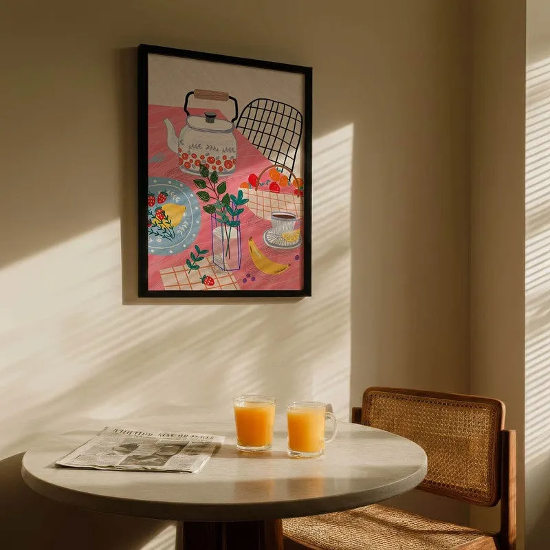 FineDining Archival Canvas Wall Art - Black media 5