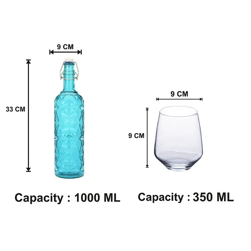 Victor 1000 mL Water Bottle With 350 mL Glasses - Five Piece Set media 6