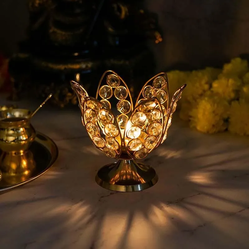 Petalled Diya media 1