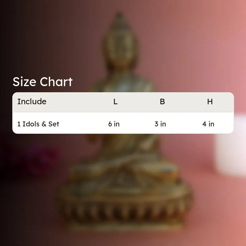 Buddha Brass Idol media 5