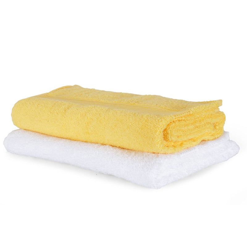 Bodil Bath Towel (Yellow & White) - Set Of Two media 3