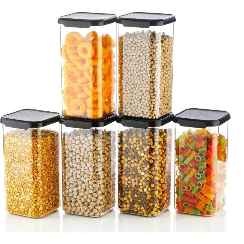 Canden Airtight Plastic Container  (1500 mL Each)  - Set Of Six media 4