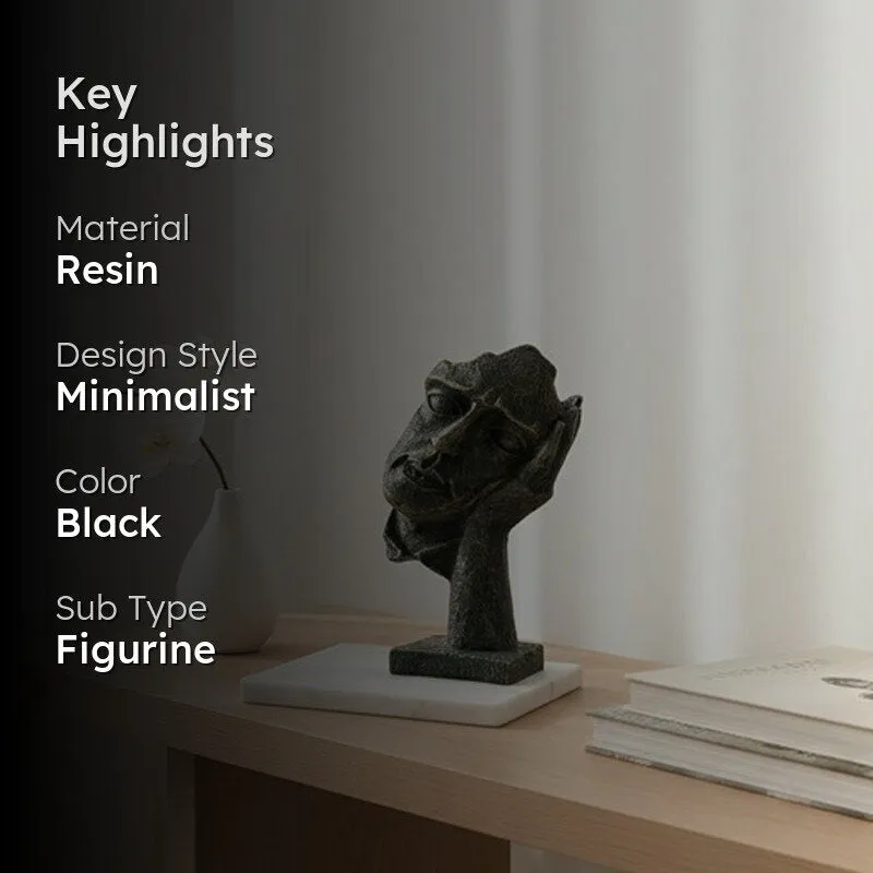 Modern Abstract Face Showpiece media 2
