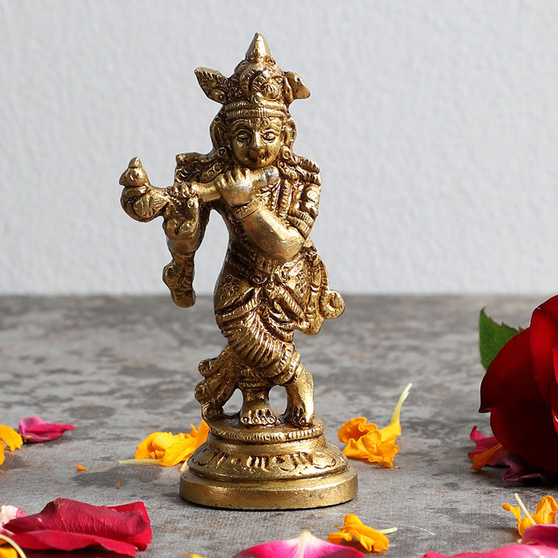 Shri Venugopala Swami Brass Idol