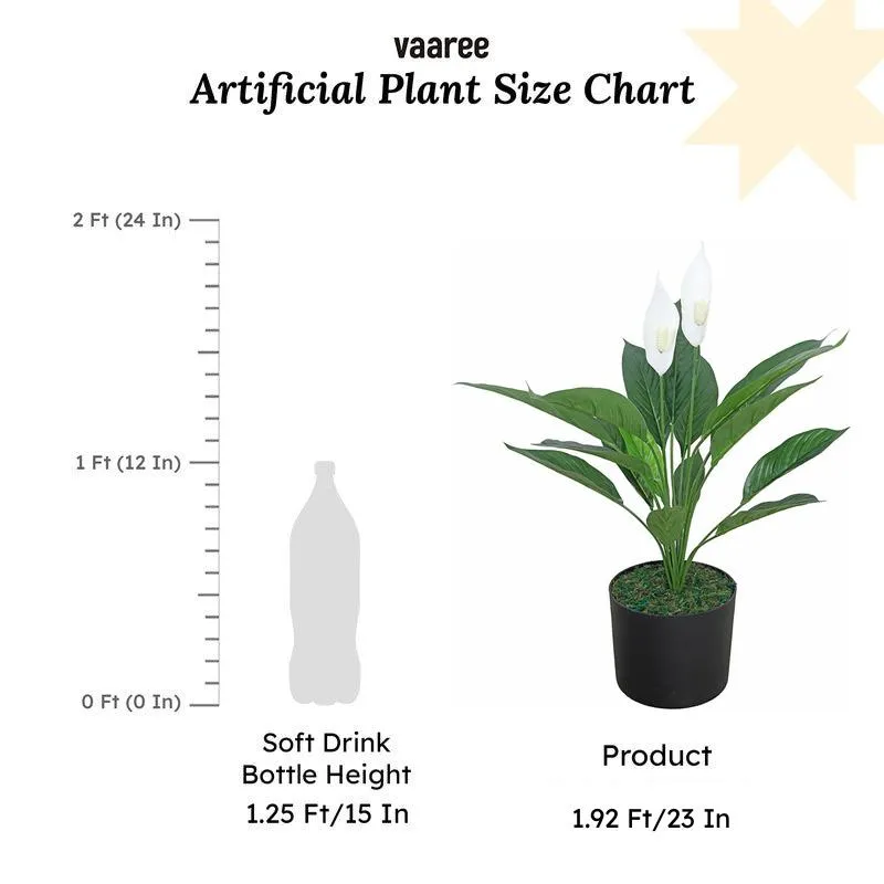 Foliage Flourish Artificial Plant With Black Plastic Pot media 7