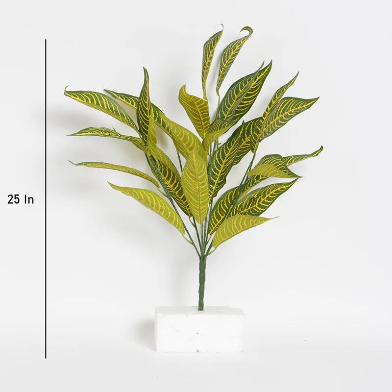 Faux Roosevelt Croton Plant - 2.2 Feet media 4