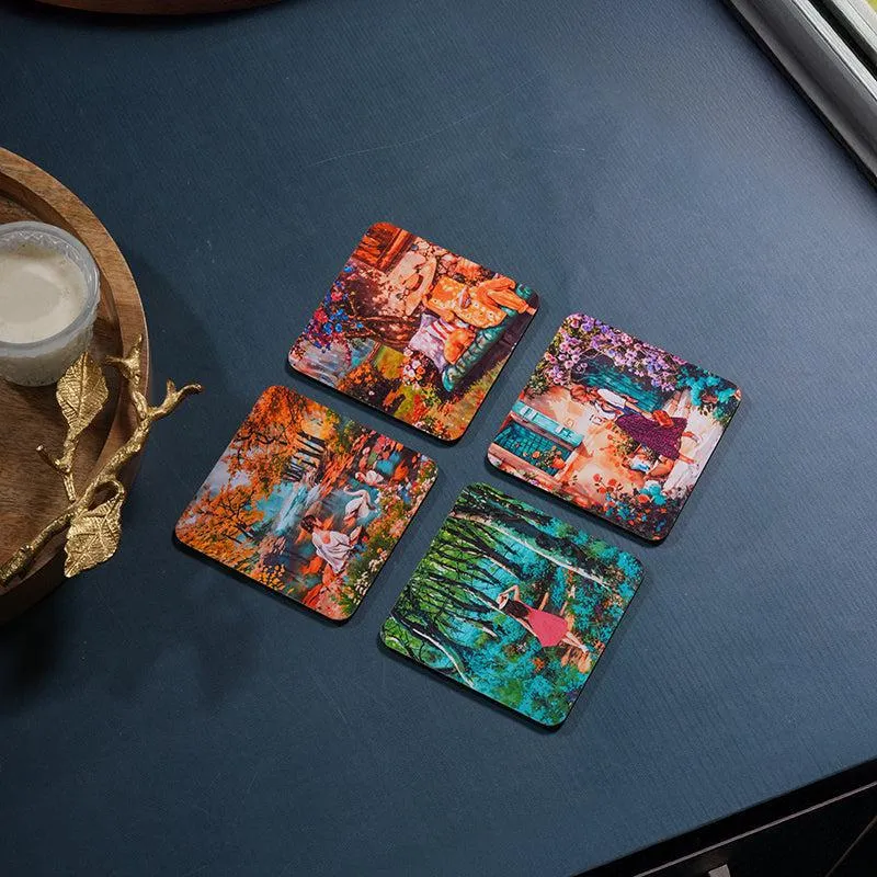 Laima Wood Coaster - Set Of Four media 7