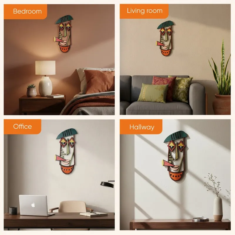 Rachel Mask Wooden Wall Accent media 10