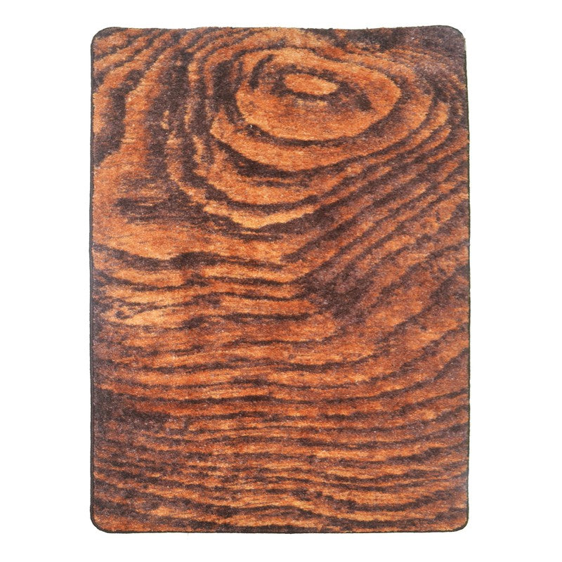 Arvian Abstract Micro Fiber Area Rug - Brown,Beige