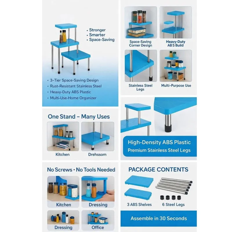 Smart Stack Blue PVC Shelves media 6