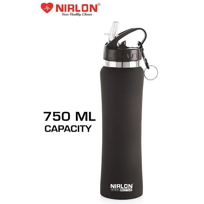 Valento Sipper Water Bottle (Black) - 750 mL media 5