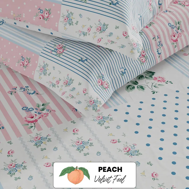 Petal Haven Single Microfiber Bedsheet - 120 GSM media 6