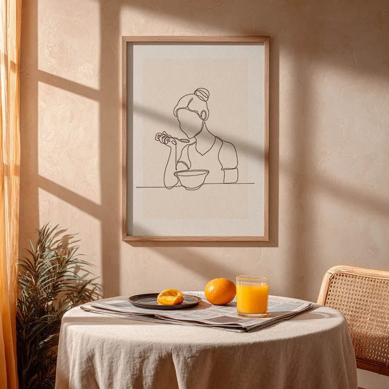 FigureLine Archival Canvas Wall Art - Brown media 4