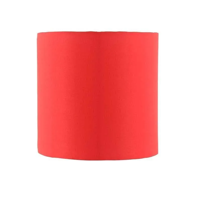 Cylindrical Floating Fabric Wall Lamp - Red media 6