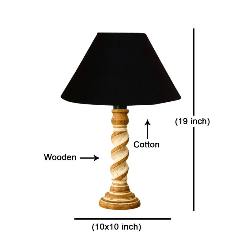 Modera Zelo Wooden Table Lamp - Black media 8