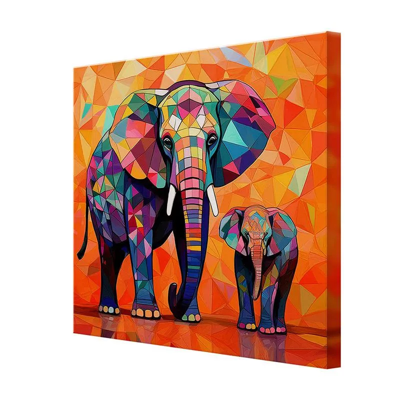 Party Pop Elephants Wall Painting media 5