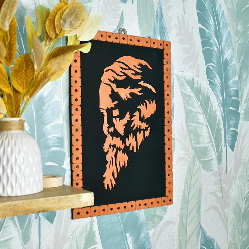 Terracotta Rabindranath Tagore Wall Art media 5