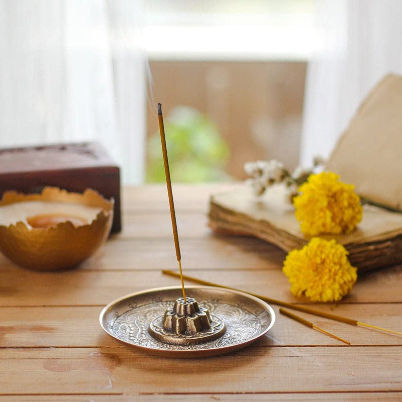Bela Brass Incense Holder media 6